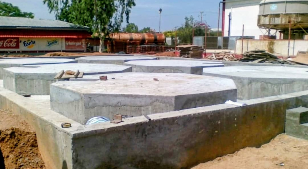 Tank Base Construction for Industrial Storage System image 1